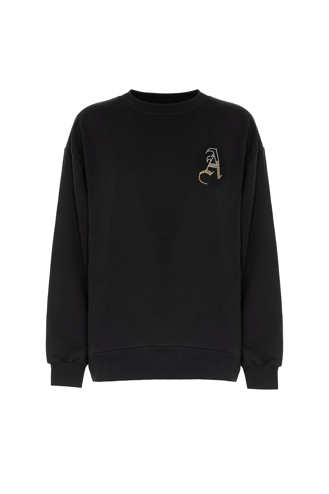 Akep FELPA AKEP A GIROCOLLO CON STAMPA SUL RETRO