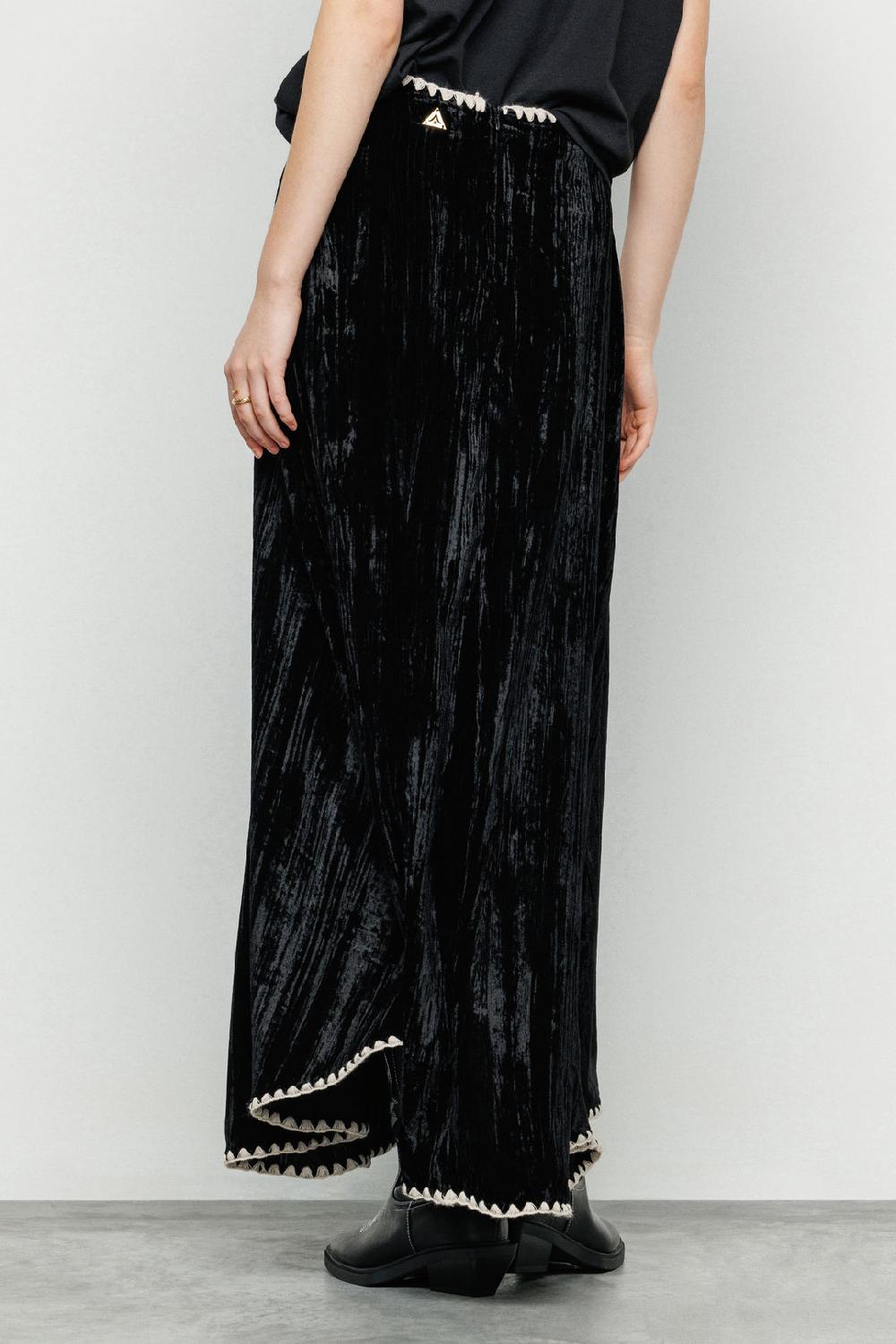 Akep GONNA LUNGA AKEP IN VELLUTO MARTELLATO