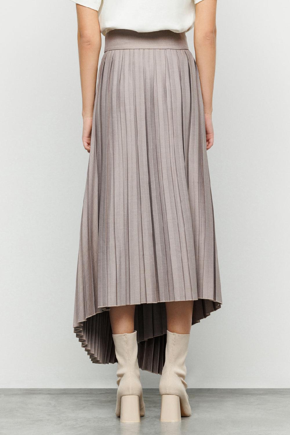 Akep GONNA LUNGA AKEP PLISSE' IN FRESCO LANA