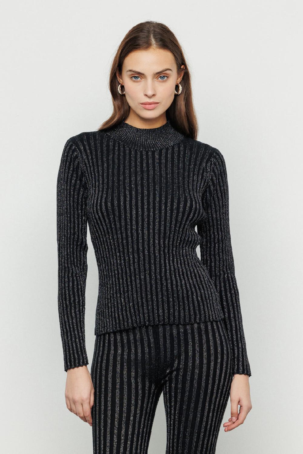 Akep MAGLIA LUPETTO AKEP IN LUREX VANISE'