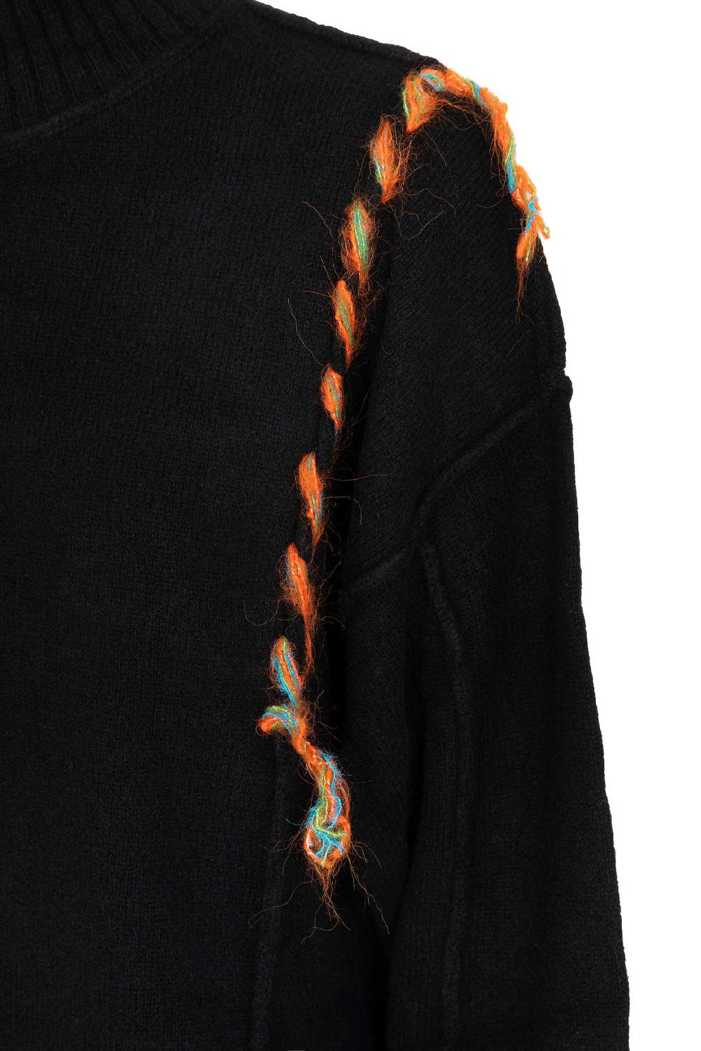 Akep MAGLIONE AKEP A COLLO ALTO DETTAGLI CUT OUT