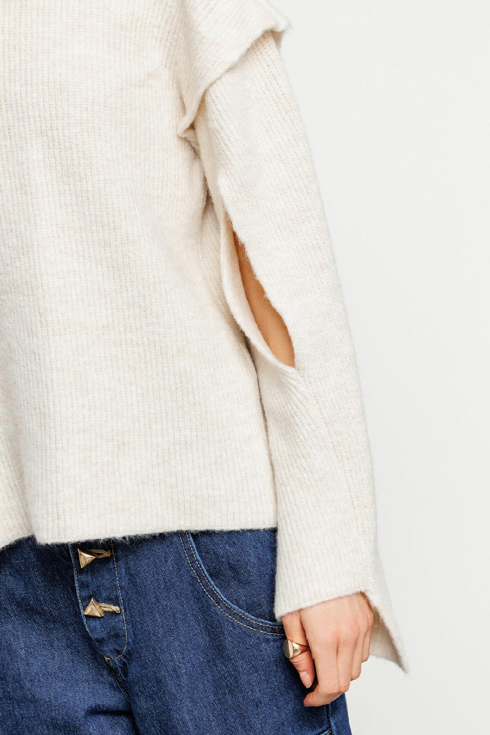 Akep MAGLIONE GIROCOLLO CON MANICHE CUT OUT