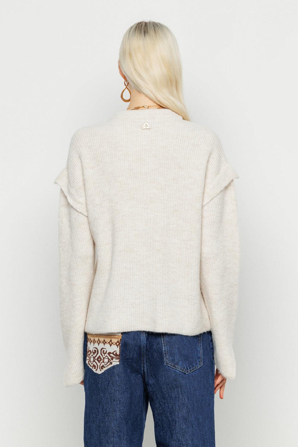 Akep MAGLIONE GIROCOLLO CON MANICHE CUT OUT