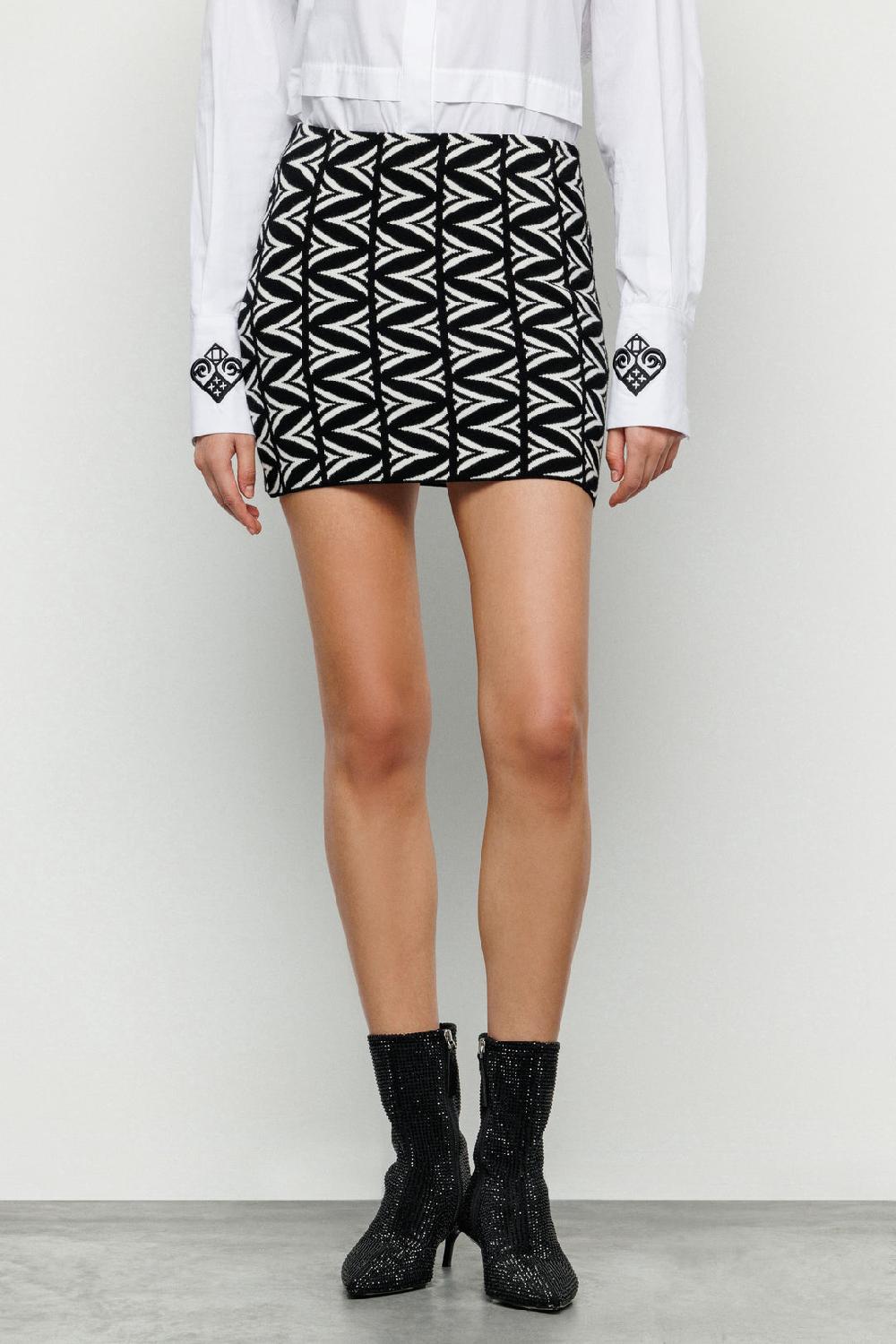 Akep MINIGONNA JACQUARD ALLOVER LOGO AKEP