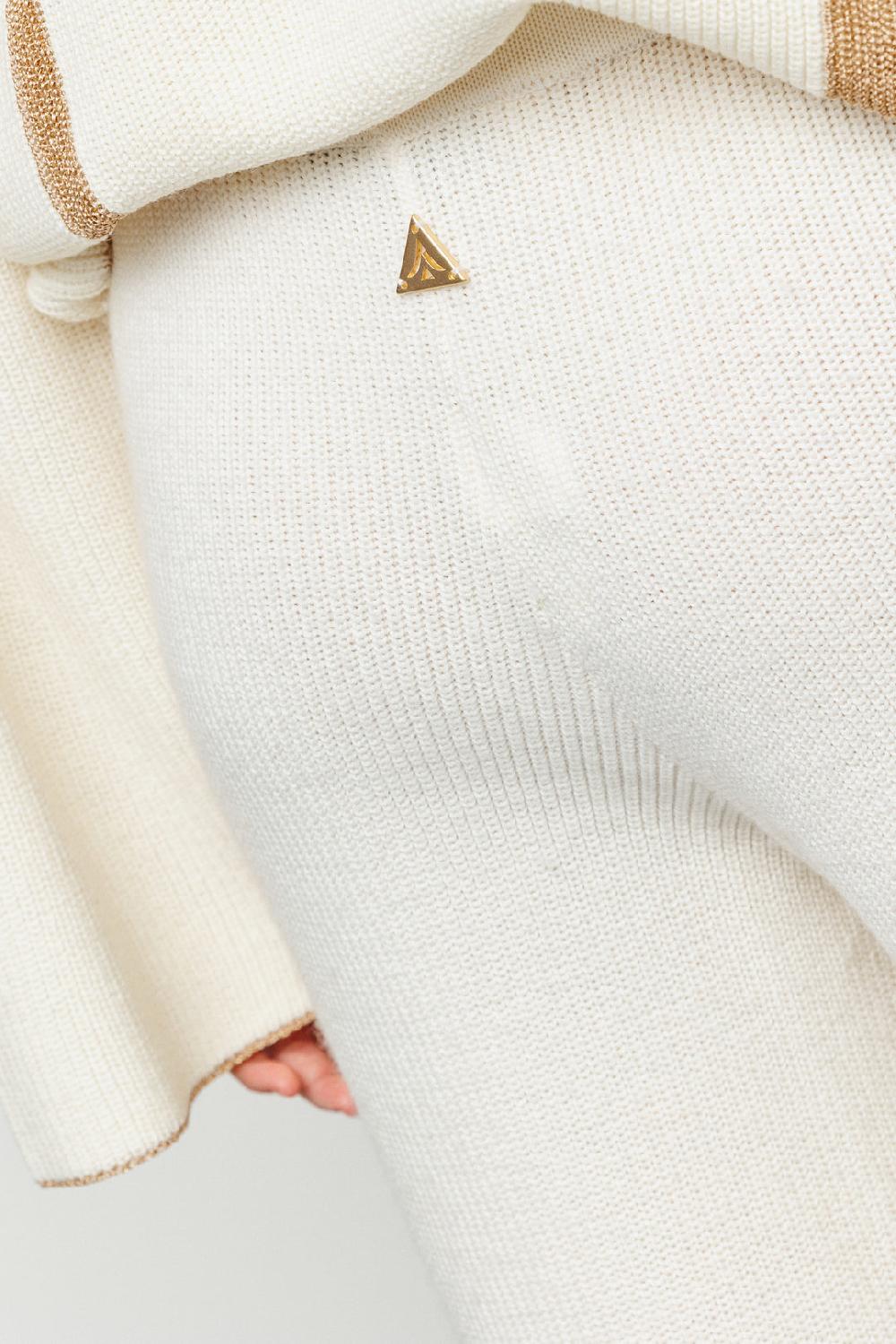 Akep PANTALONE AKEP A COSTE CON INTARSIO LUREX