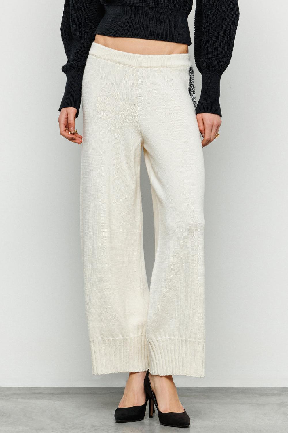 Akep PANTALONE AKEP CON BANDA JACQUARD LATERALE