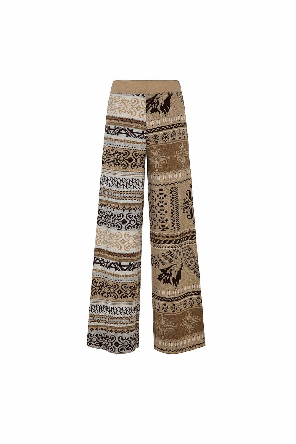 Akep PANTALONE AKEP IN MAGLIA JACQUARD