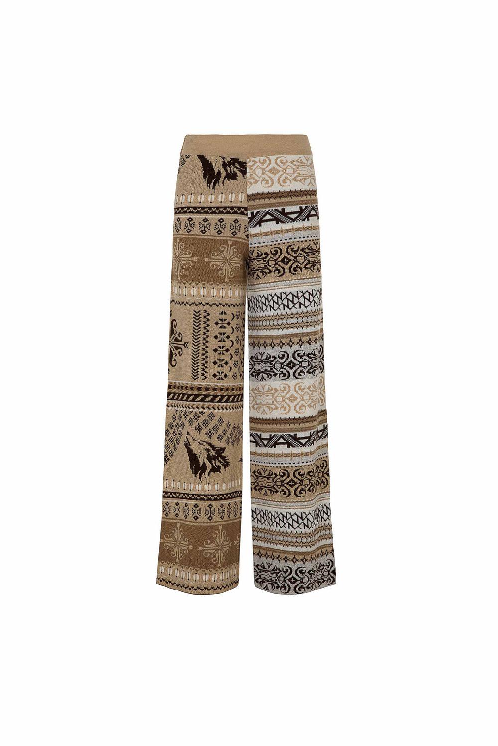 Akep PANTALONE AKEP IN MAGLIA JACQUARD