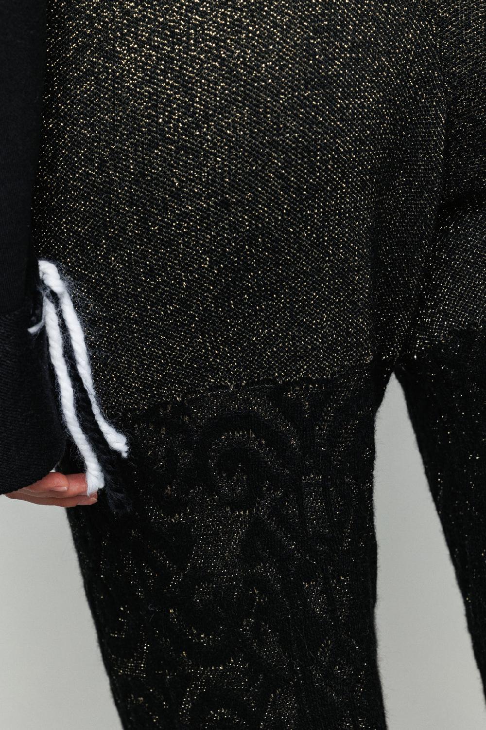 Akep PANTALONE AKEP IN MAGLIA LUREX