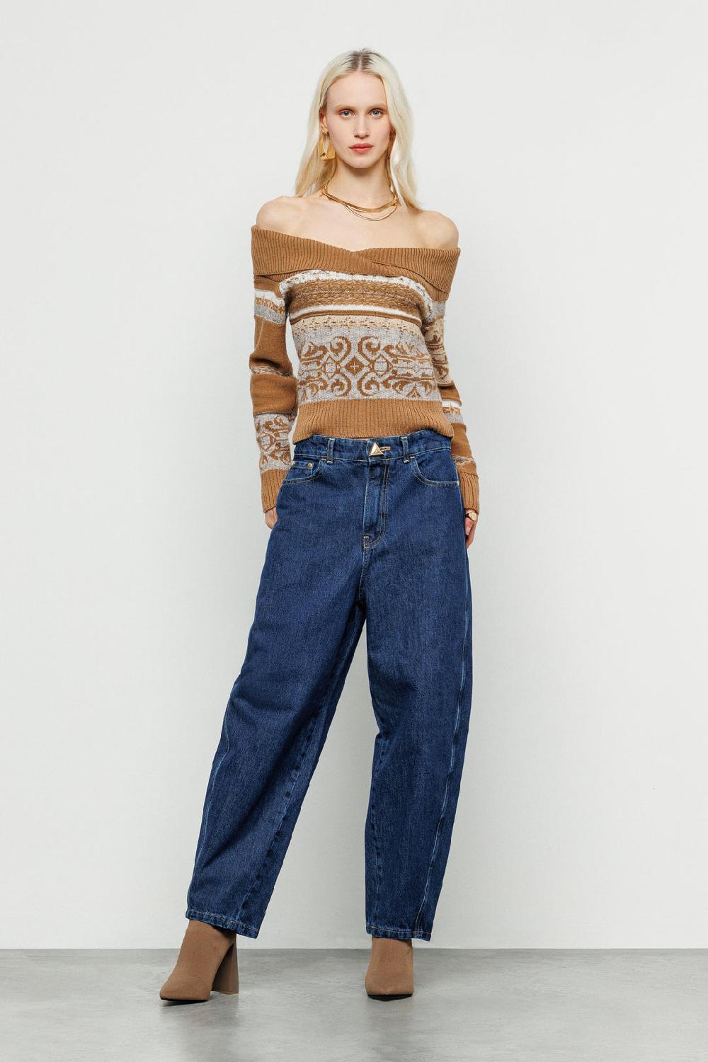 Akep PANTALONE DENIM AKEP CARROT FIT