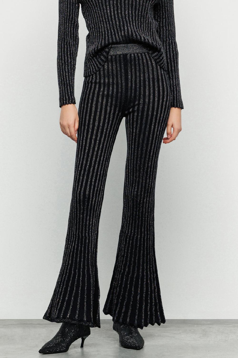 Akep PANTALONE FLARE AKEP IN VANISE' A COSTE