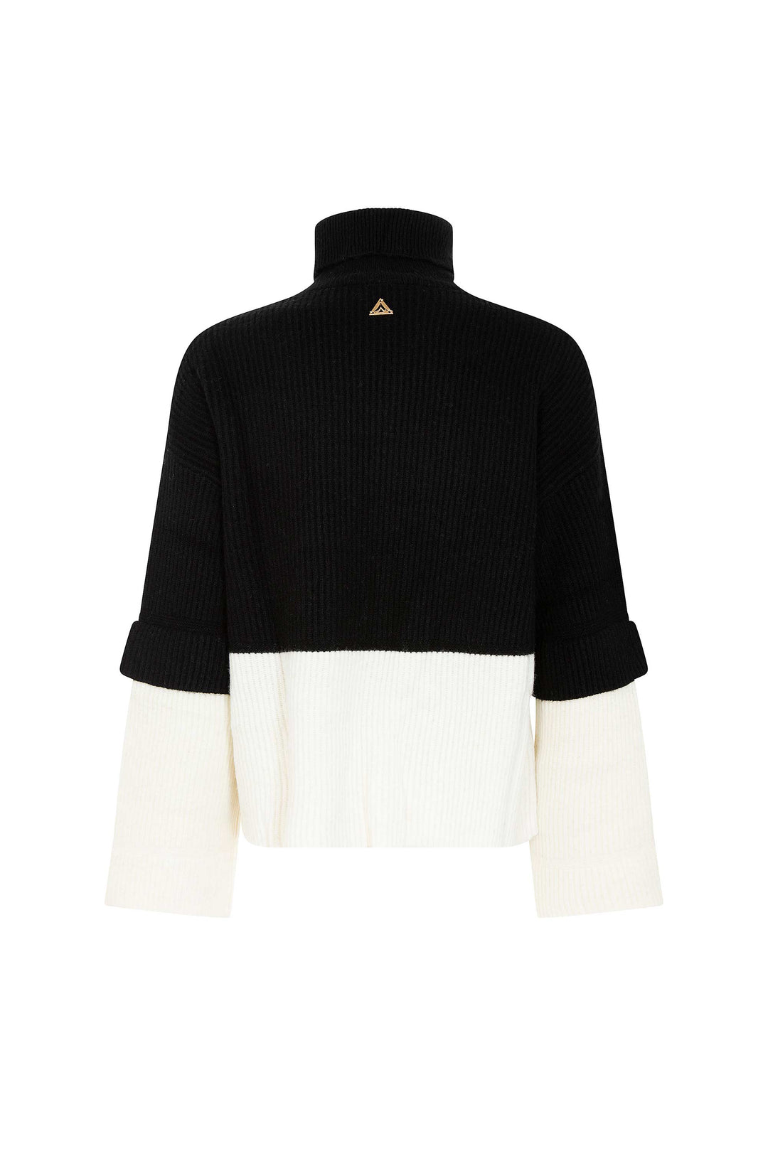 Akep PULL AKEP CON MANICHE BICOLOR IN PURA LANA