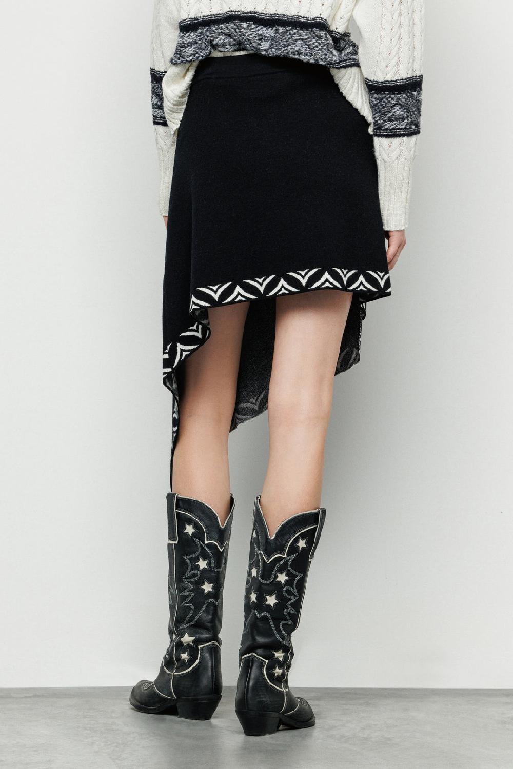 Akep GONNA CORTA AKEP A PORTAFOGLIO CON ORLO JACQUARD