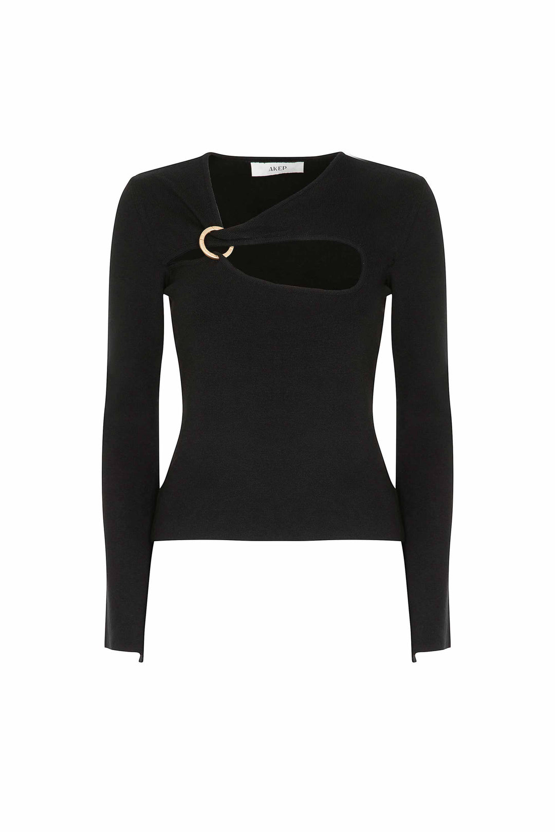 Akep MAGLIA AKEP SCOLLATURA A BARCA CUT OUT CON RING