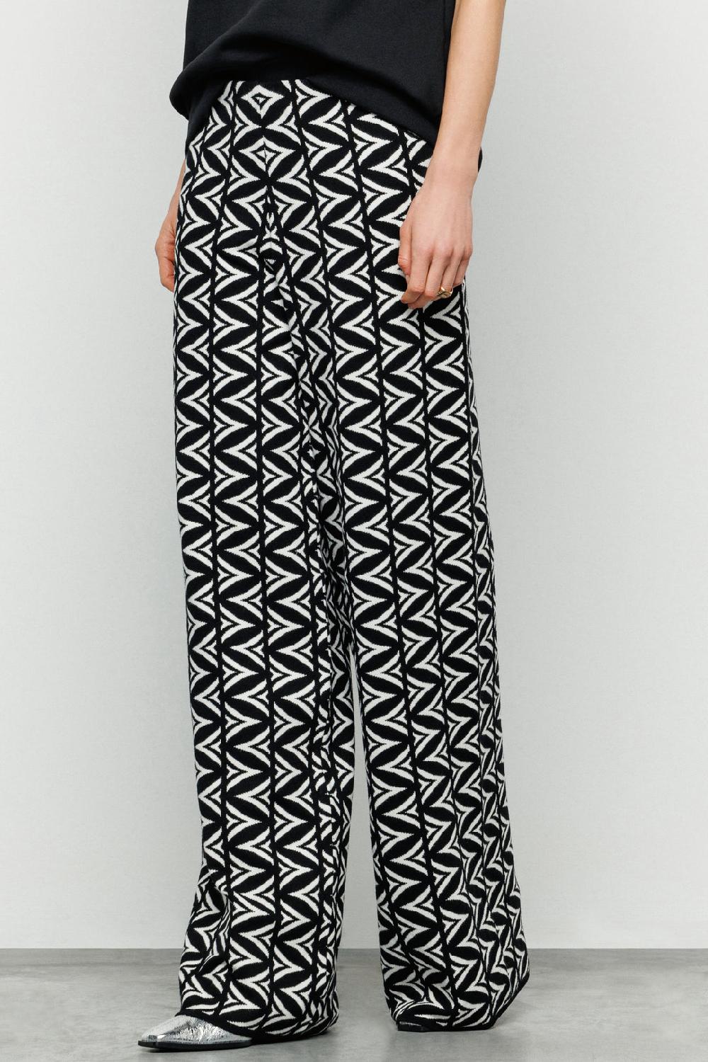 Akep PANTAPALAZZO AKEP A PALAZZO FANTASIA ALL OVER GEOMETRICO