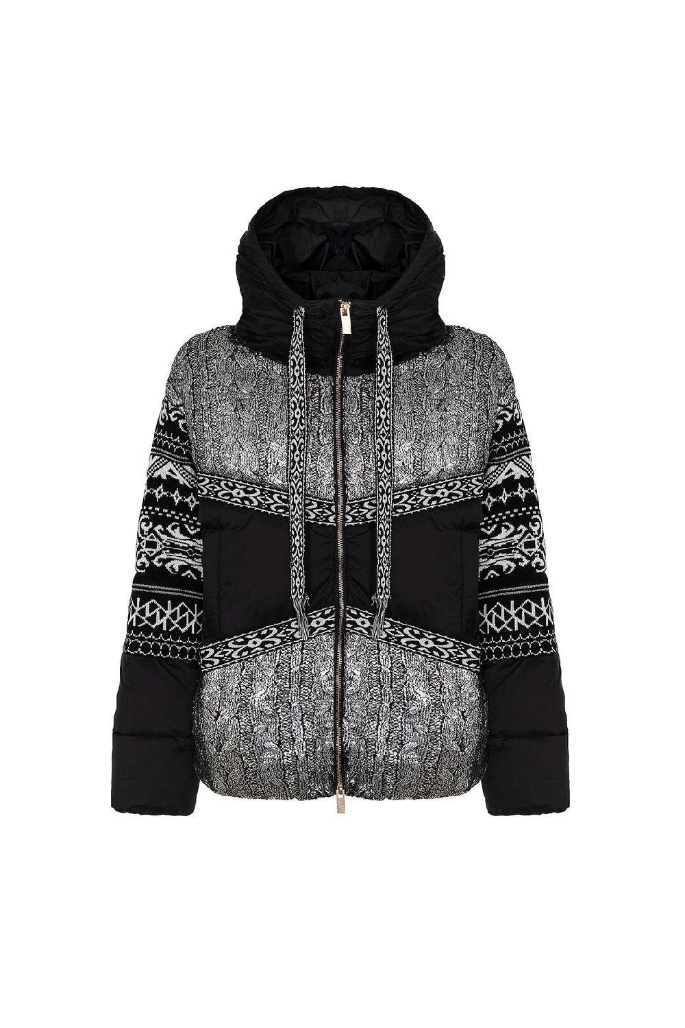 Akep PIUMINO AKEP CON CAPPUCCIO E DETTAGLI LAMINATI