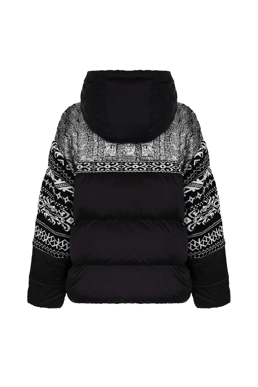 Akep PIUMINO AKEP CON CAPPUCCIO E DETTAGLI LAMINATI