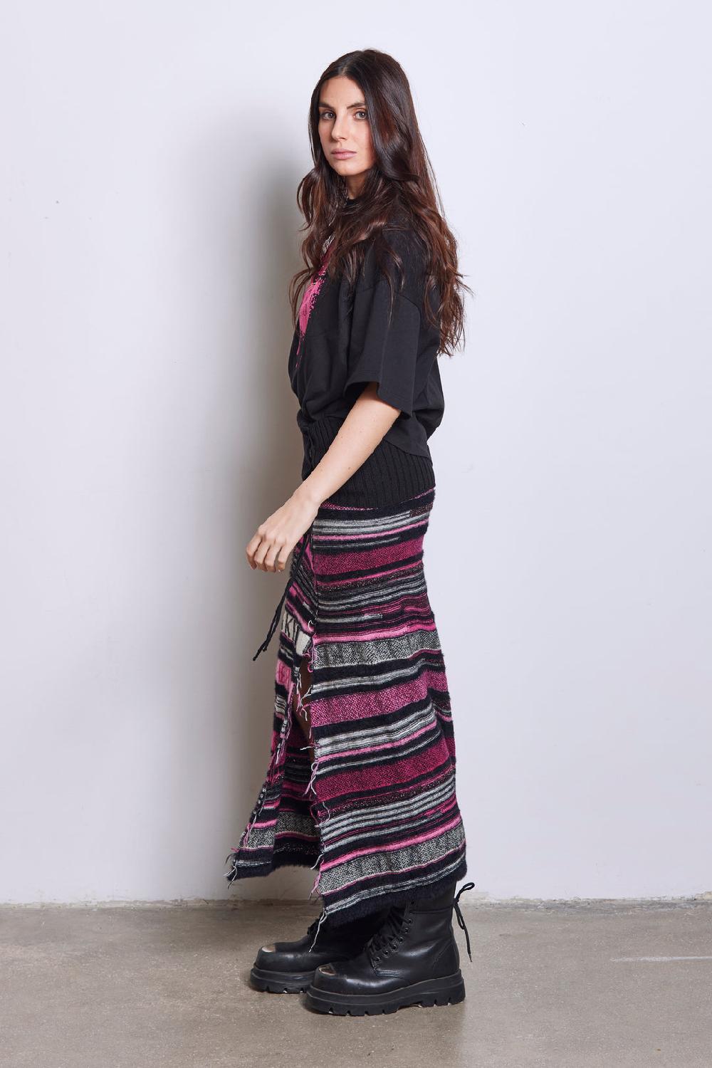 Akep T-SHIRT OVERSIZE CON STAMPA FLOCK - CAPSULE "AKEP X PINK PANTER"