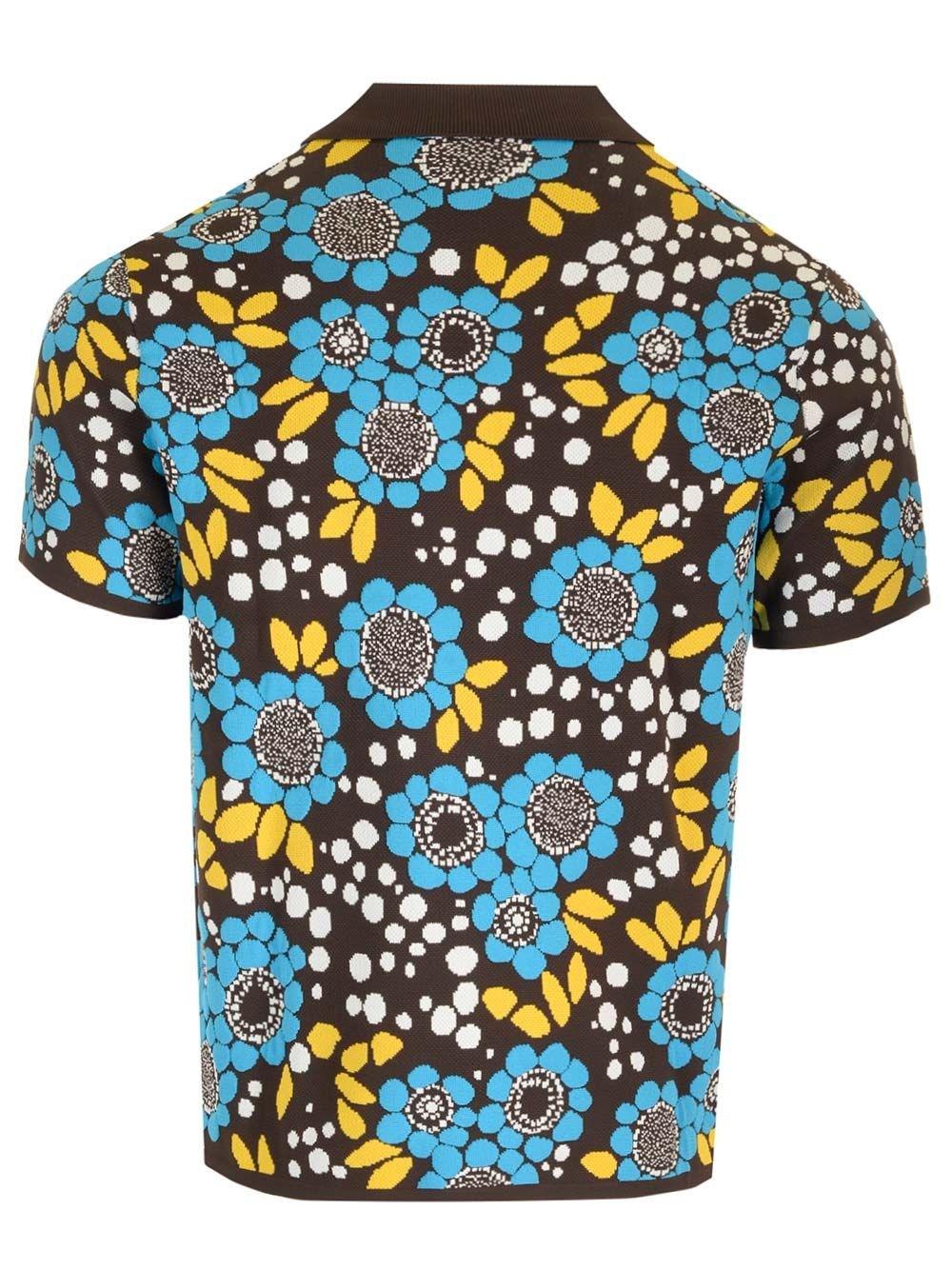 Al Duca D'Aosta Adidas X Wales Bonner Polo Wales Bonner Knit Floral