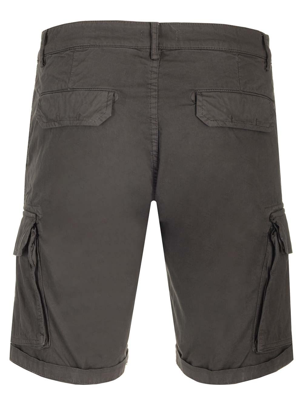 Al Duca D'Aosta Al Duca D'aosta 1902 Bermuda Cargo In Twill Cotone