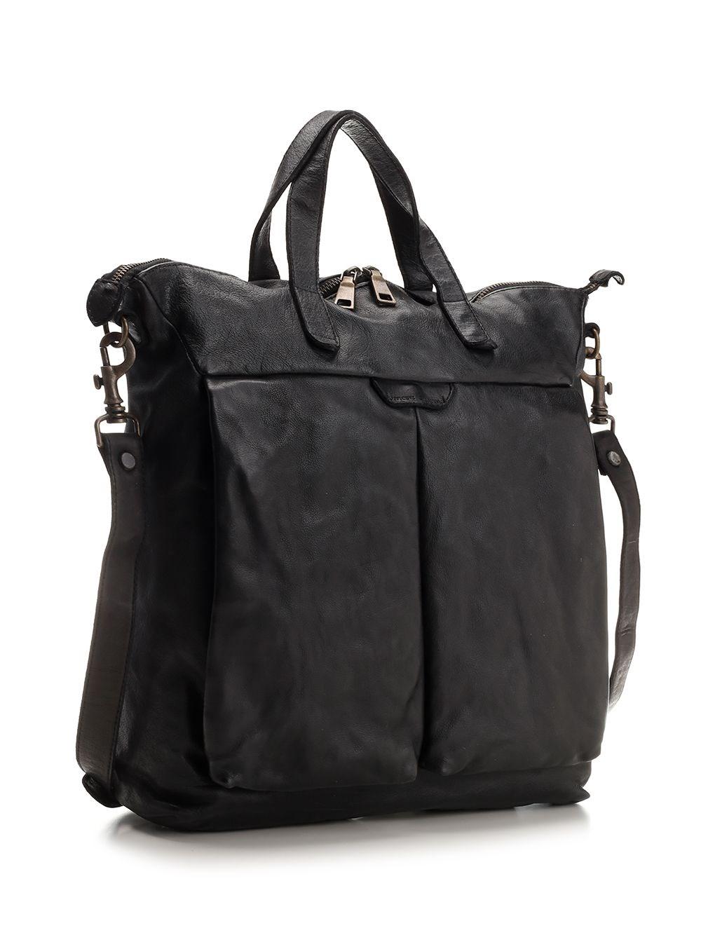 Al Duca D'Aosta Al Duca D'aosta 1902 Borsa A Mano "Helmet 27" Nera