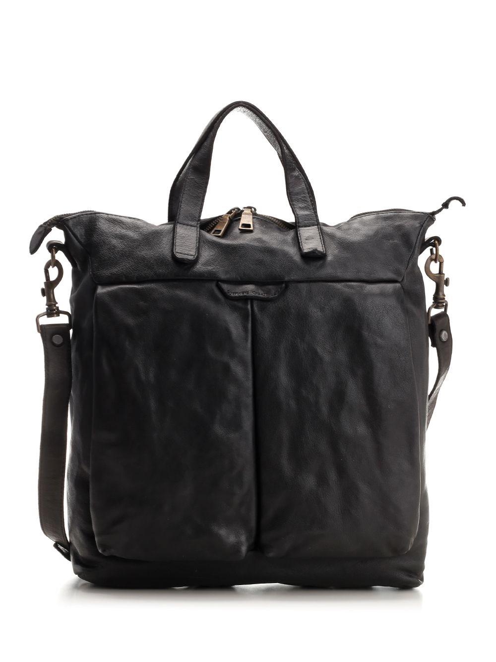 Al Duca D'Aosta Al Duca D'aosta 1902 Borsa a mano "Helmet 27" nera