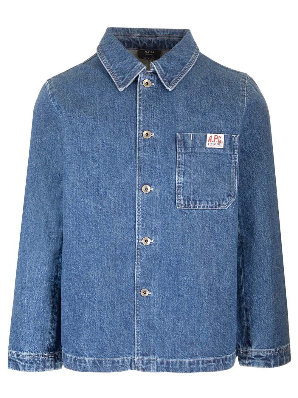 Al Duca D'Aosta A.p.c. Giacca In Denim "Ralph"