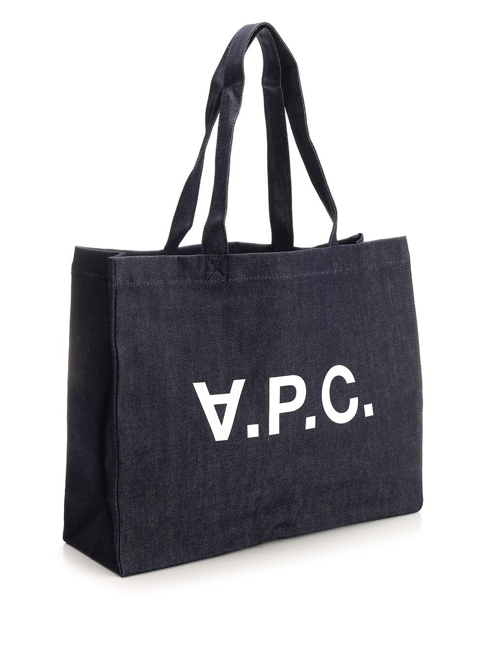 Al Duca D'Aosta A.p.c. Tote Bag "Daniela" In Denim