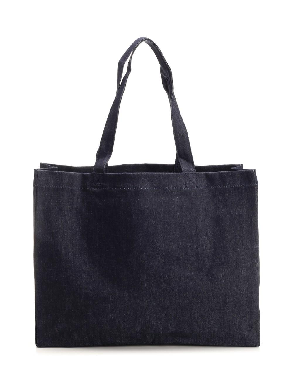 Al Duca D'Aosta A.p.c. Tote Bag "Daniela" In Denim