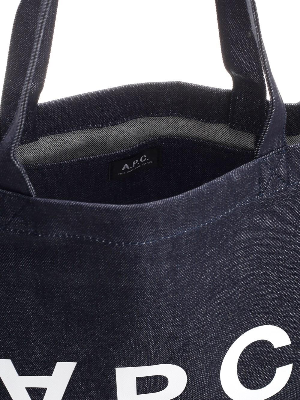 Al Duca D'Aosta A.p.c. Tote Bag "Daniela" In Denim