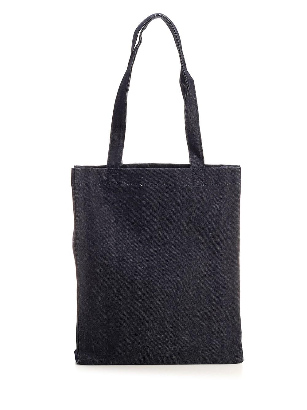Al Duca D'Aosta A.p.c. Tote In Denim