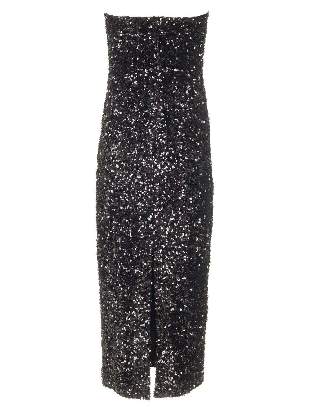 Al Duca D'Aosta Al Duca D'aosta Abito Bustier In Paillettes