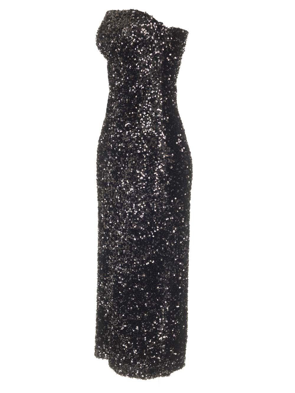 Al Duca D'Aosta Al Duca D'aosta Abito Bustier In Paillettes