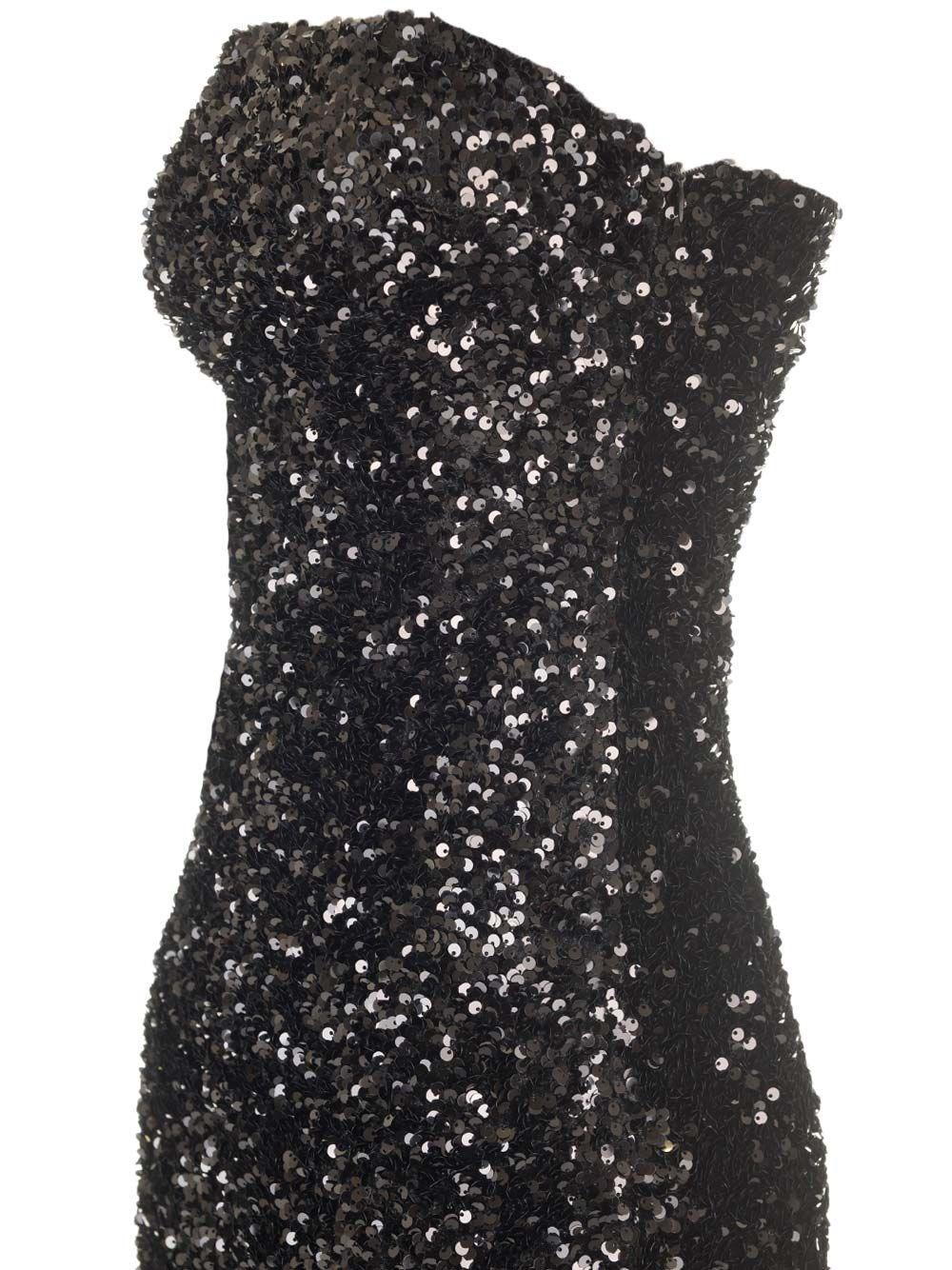 Al Duca D'Aosta Al Duca D'aosta Abito Bustier In Paillettes