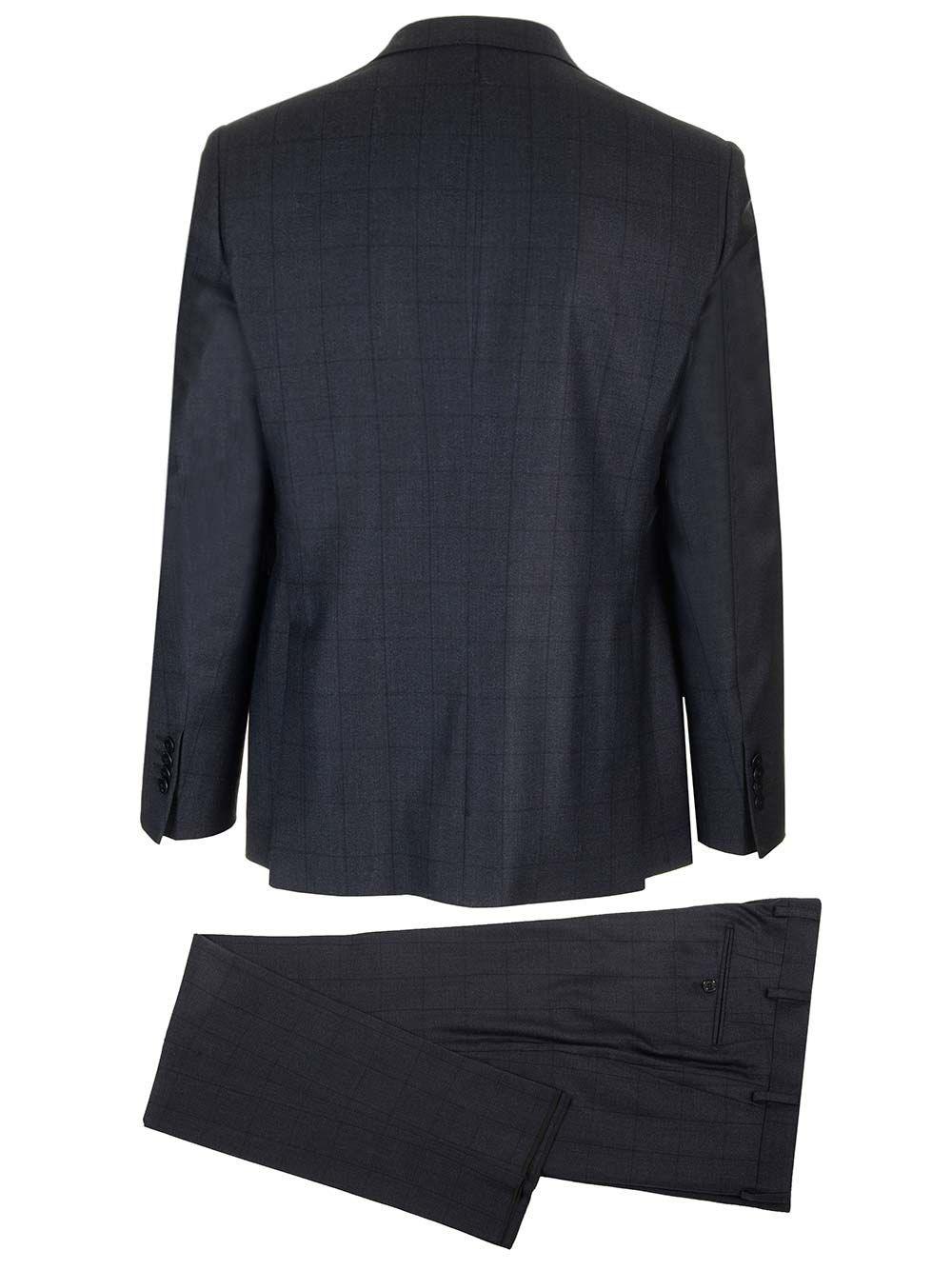 Al Duca D'Aosta Al Duca D'aosta Abito Finestrato Blu Tessuto Loro Piana