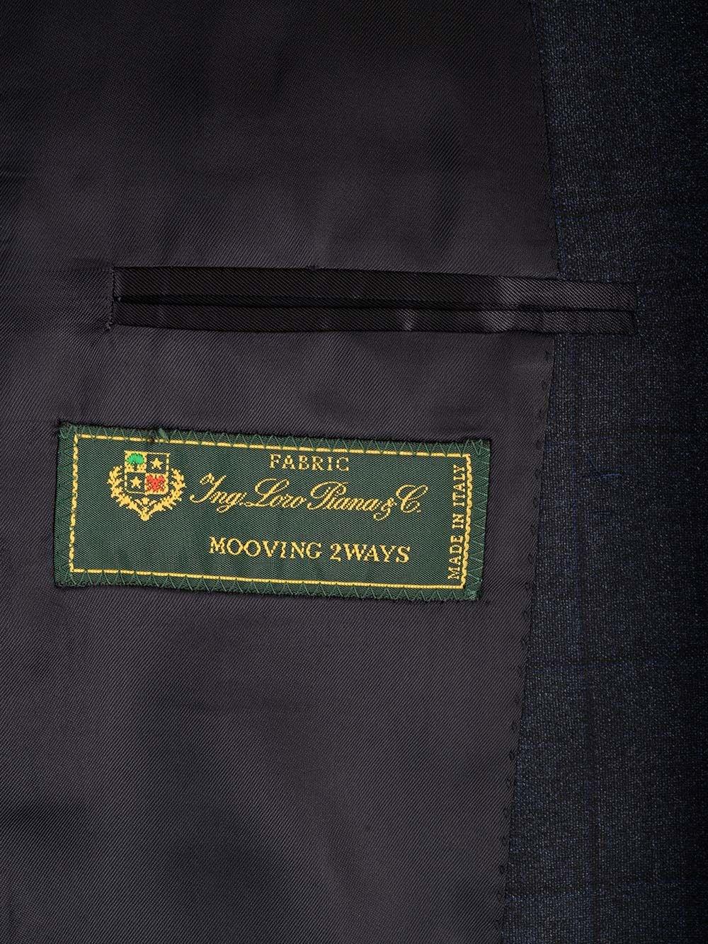 Al Duca D'Aosta Al Duca D'aosta Abito Finestrato Blu Tessuto Loro Piana