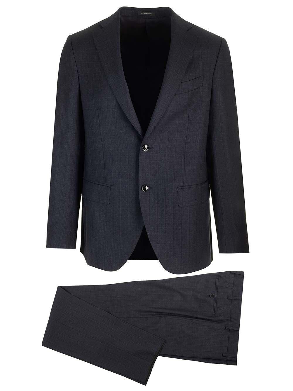 Al Duca D'Aosta Al Duca D'aosta Abito finestrato blu tessuto Loro Piana