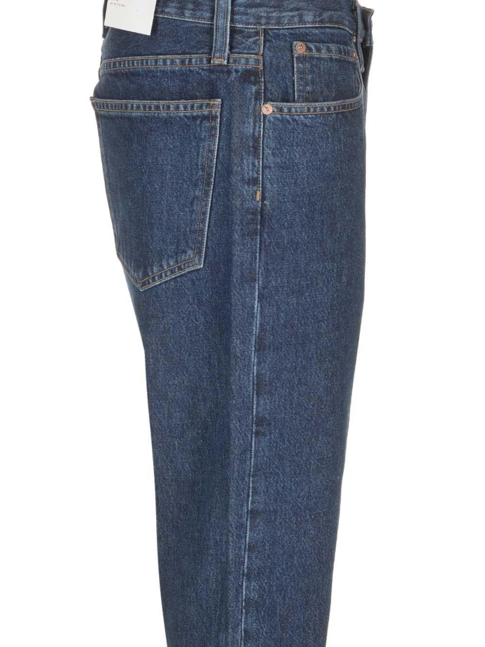 Al Duca D'Aosta Agolde Jeans "Curtis" Vita Media