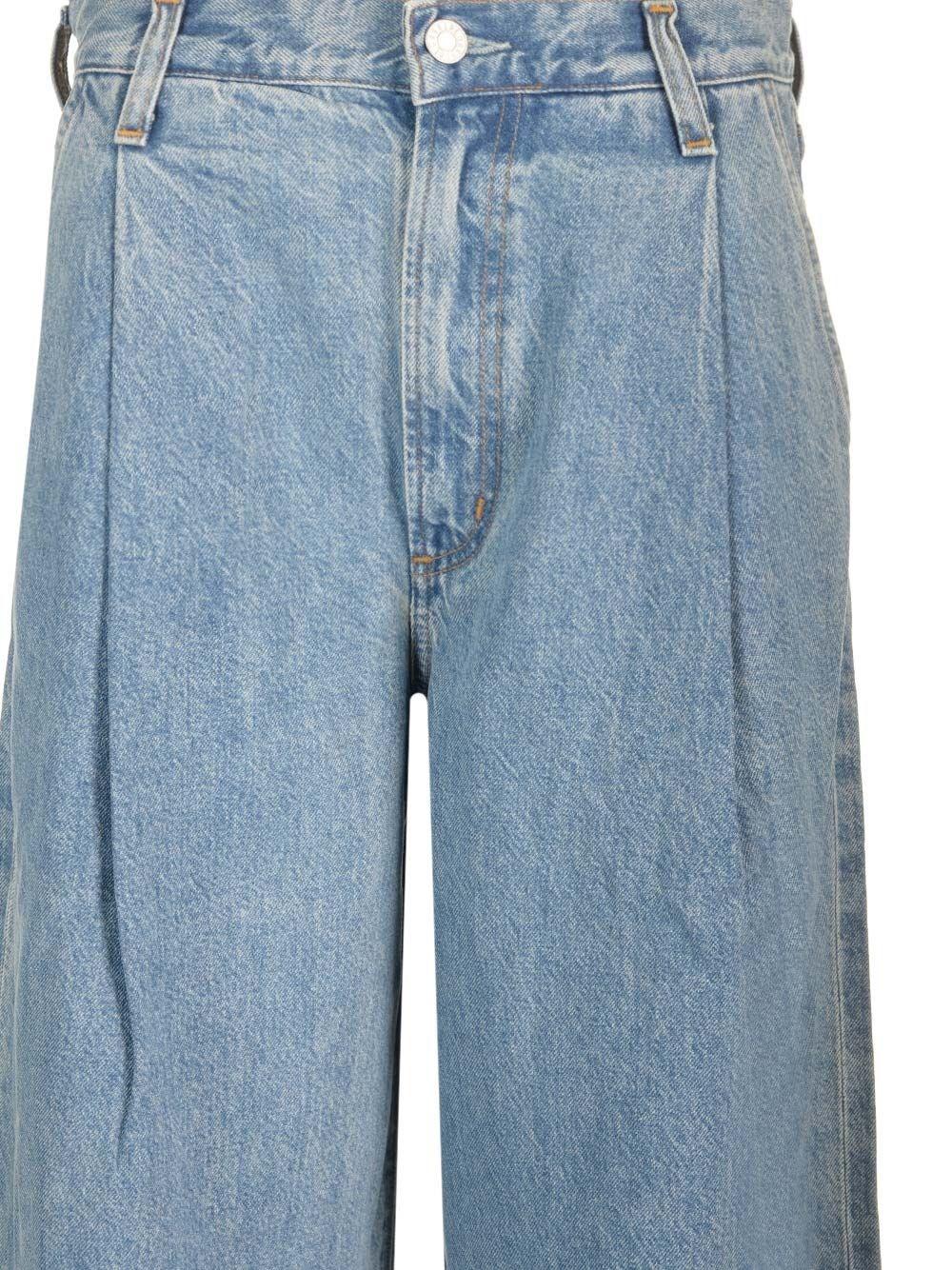 Al Duca D'Aosta Agolde Jeans "Ellis" Con Pinces