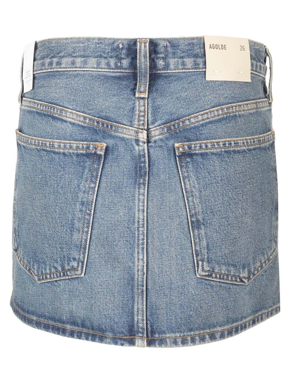 Al Duca D'Aosta Agolde Mini Gonna Denim