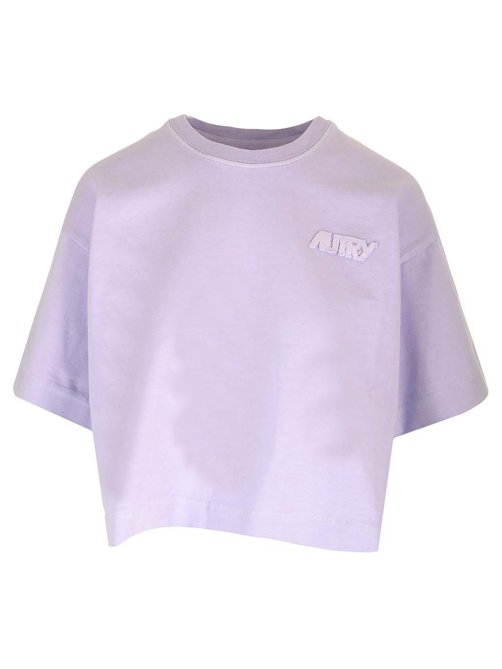 Al Duca D'Aosta Autry T-shirt cropped lilla