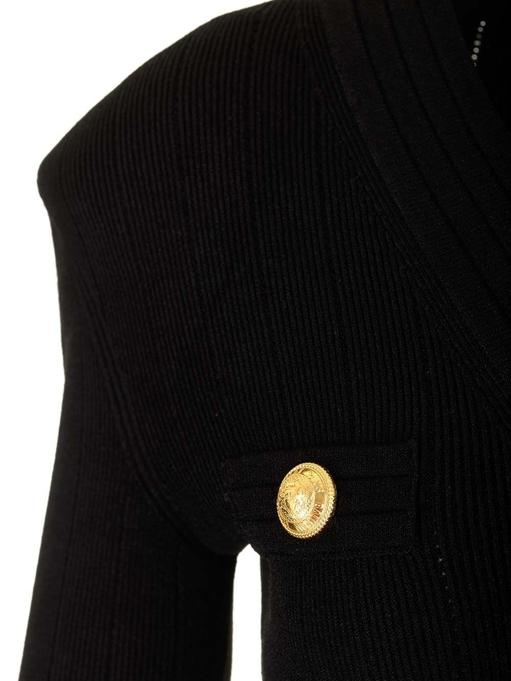 Al Duca D'Aosta Balmain Abito Corto In Maglia