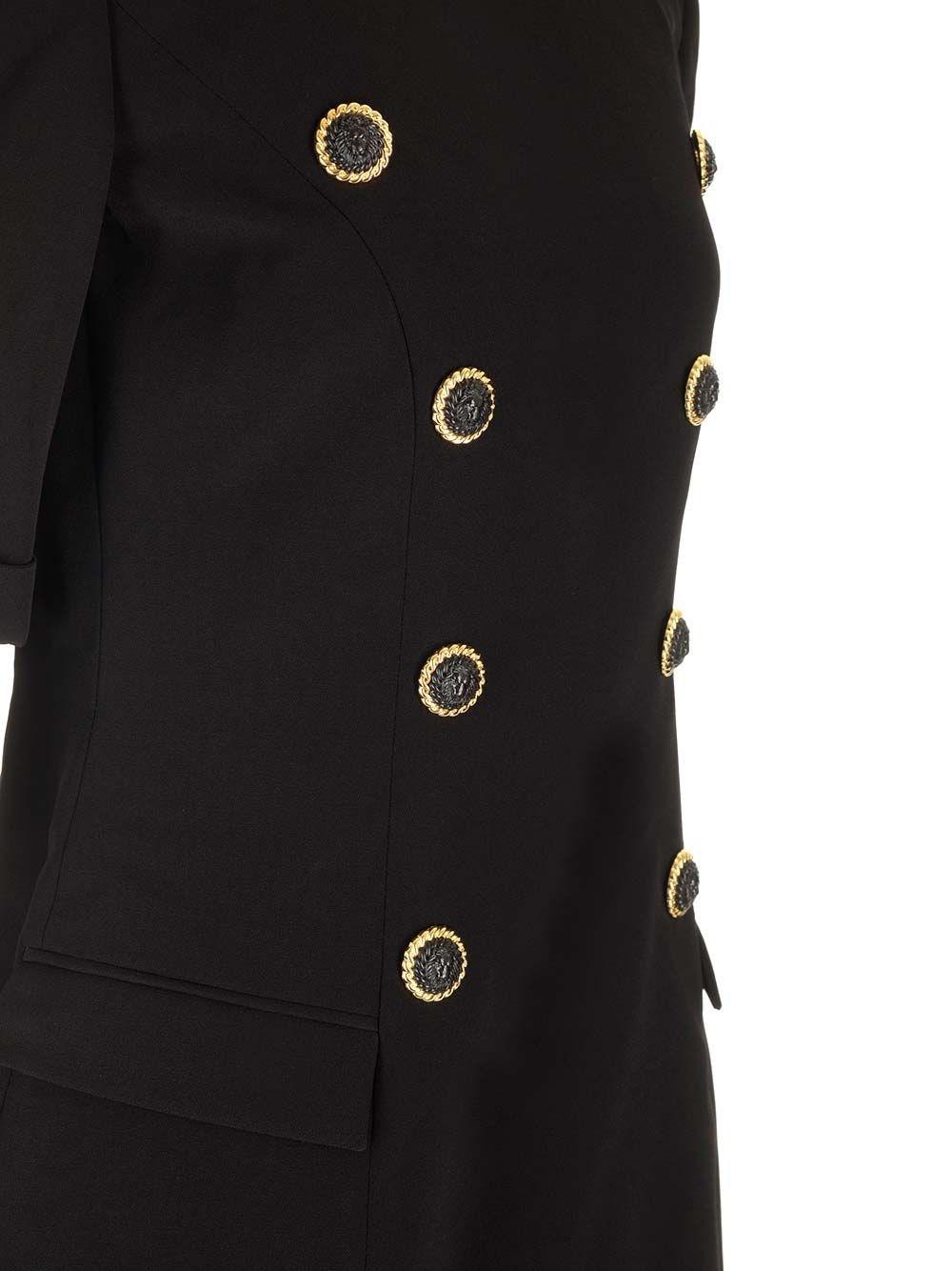 Al Duca D'Aosta Balmain Abito Svasato In Crêpe