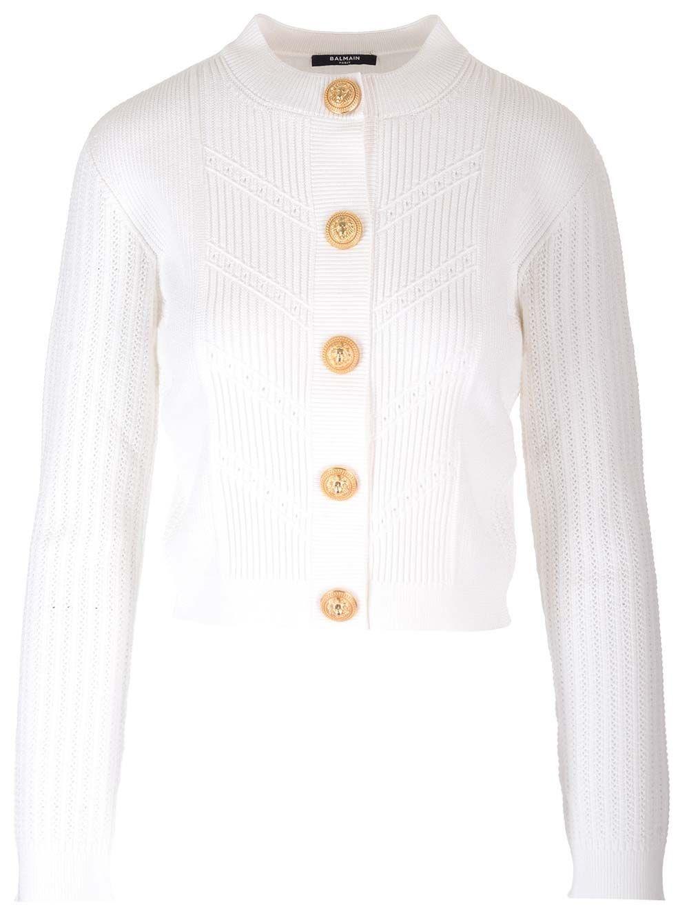 Al Duca D'Aosta Balmain Cardigan corto in maglia