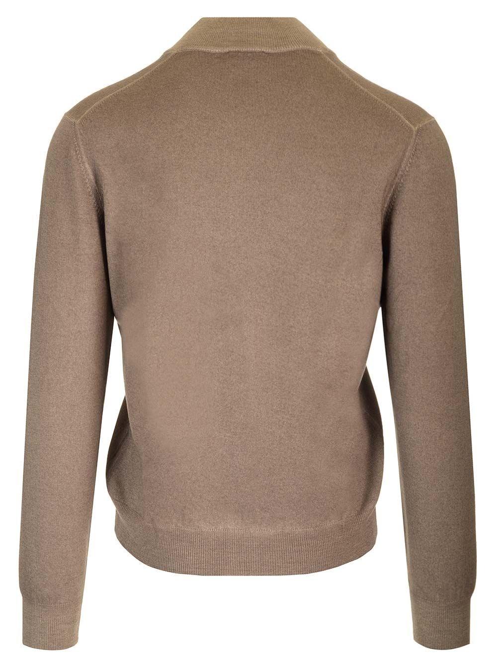 Al Duca D'Aosta Barba Cardigan Con Zip