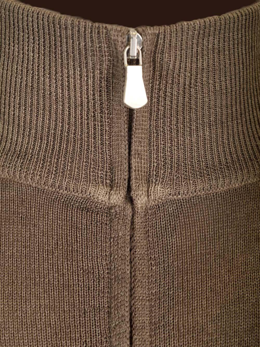 Al Duca D'Aosta Barba Cardigan Con Zip