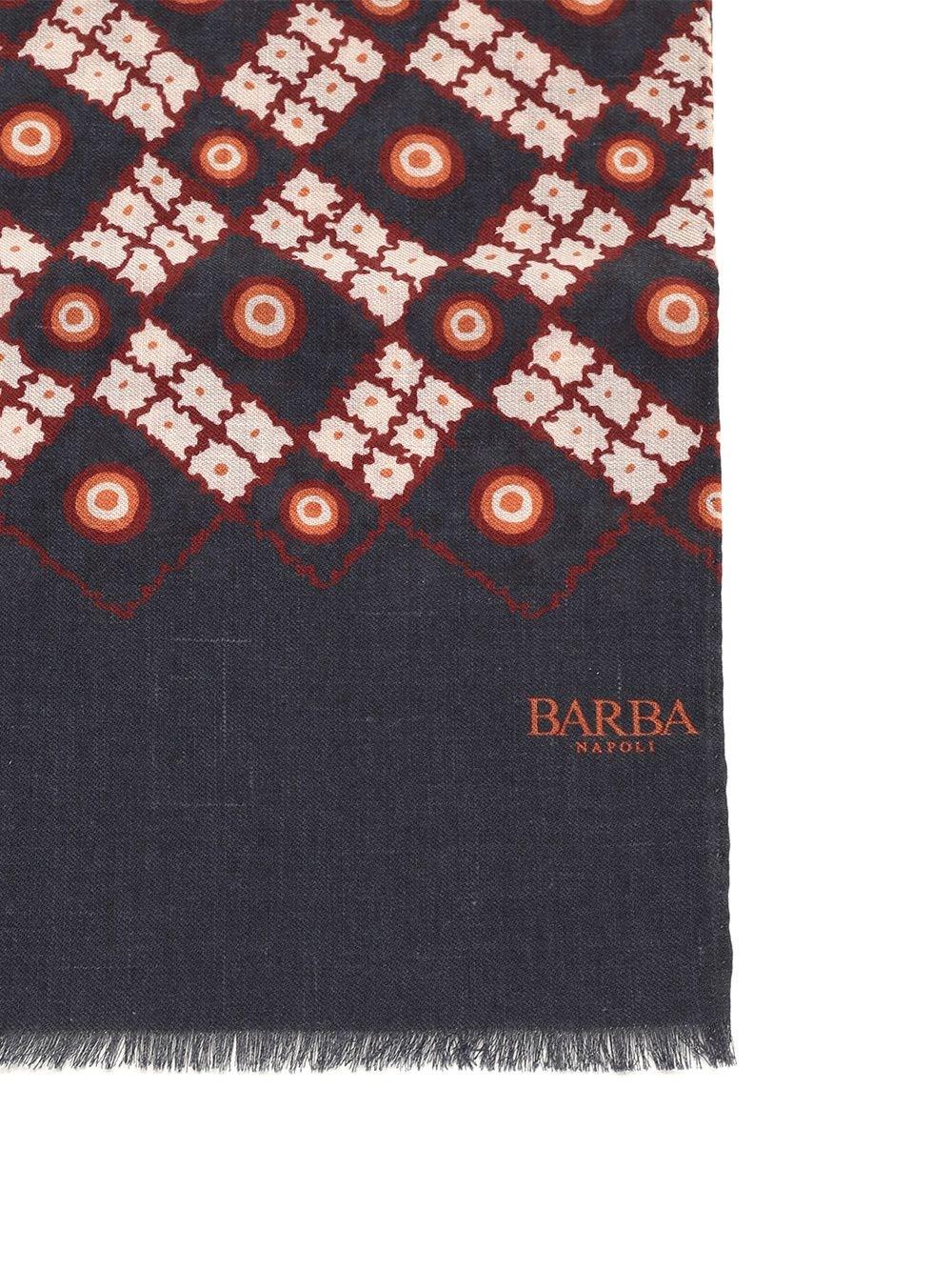 Al Duca D'Aosta Barba Sciarpa In Lana E Cashmere