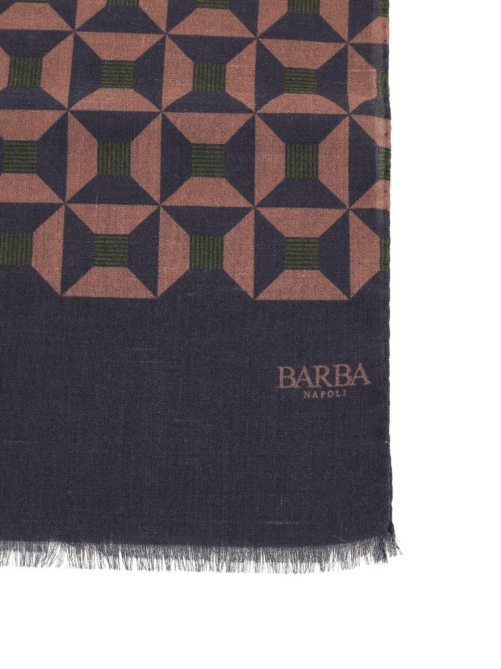 Al Duca D'Aosta Barba Sciarpa In Lana E Cashmere