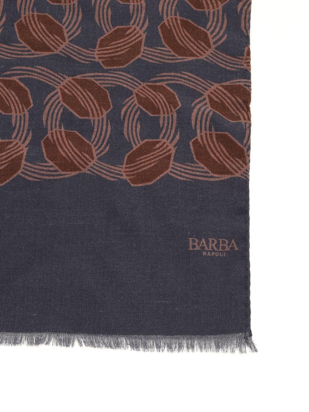 Al Duca D'Aosta Barba Sciarpa In Lana E Cashmere