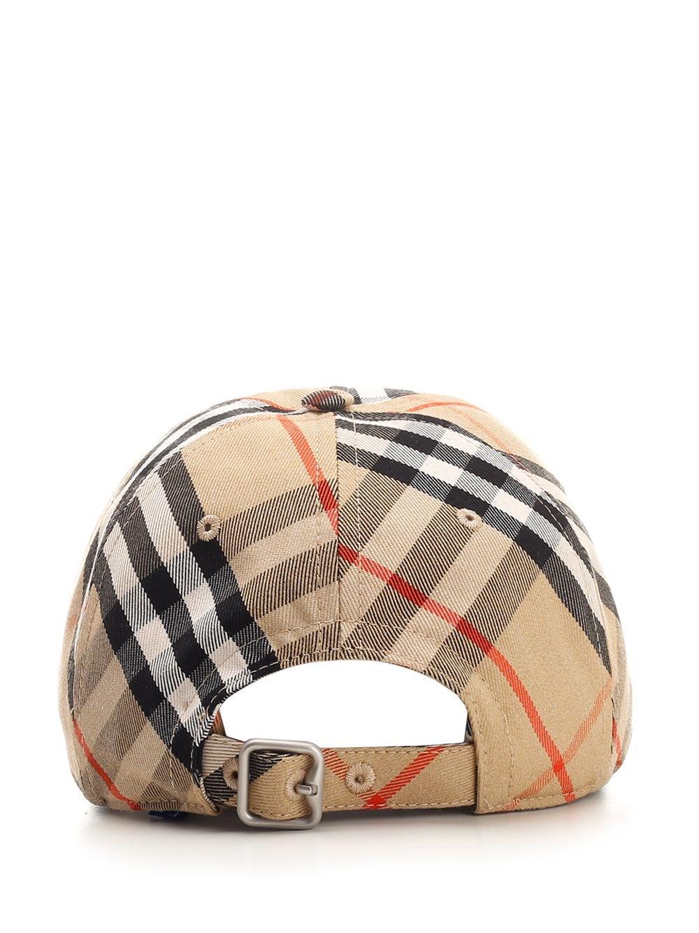 Al Duca D'Aosta Burberry Berretto Baseball Check